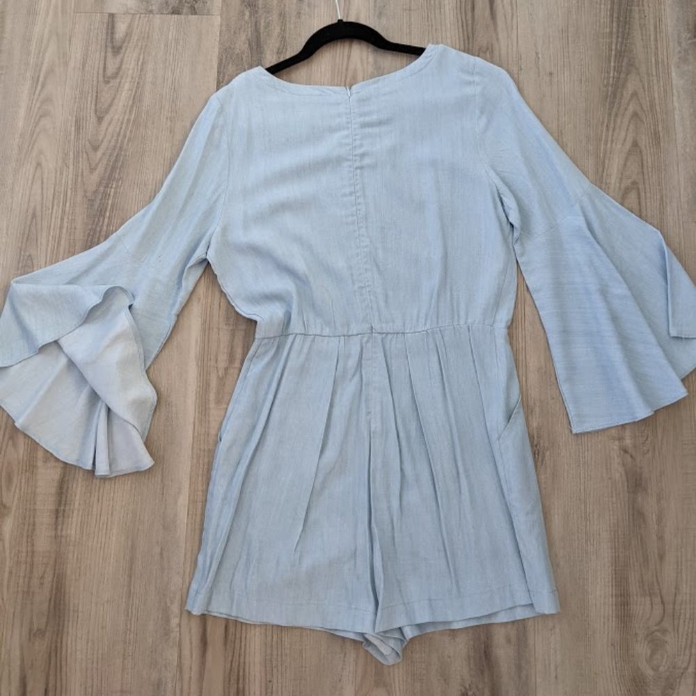 Sugar Lips Denim Romper